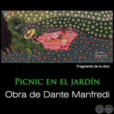 Picnic en el jardín - Artista: Dante Manfredi